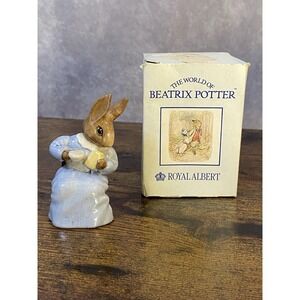 Royal Albert Beatrix Potter Figurine Cottontail (1989) Collectible Peter Rabbit
